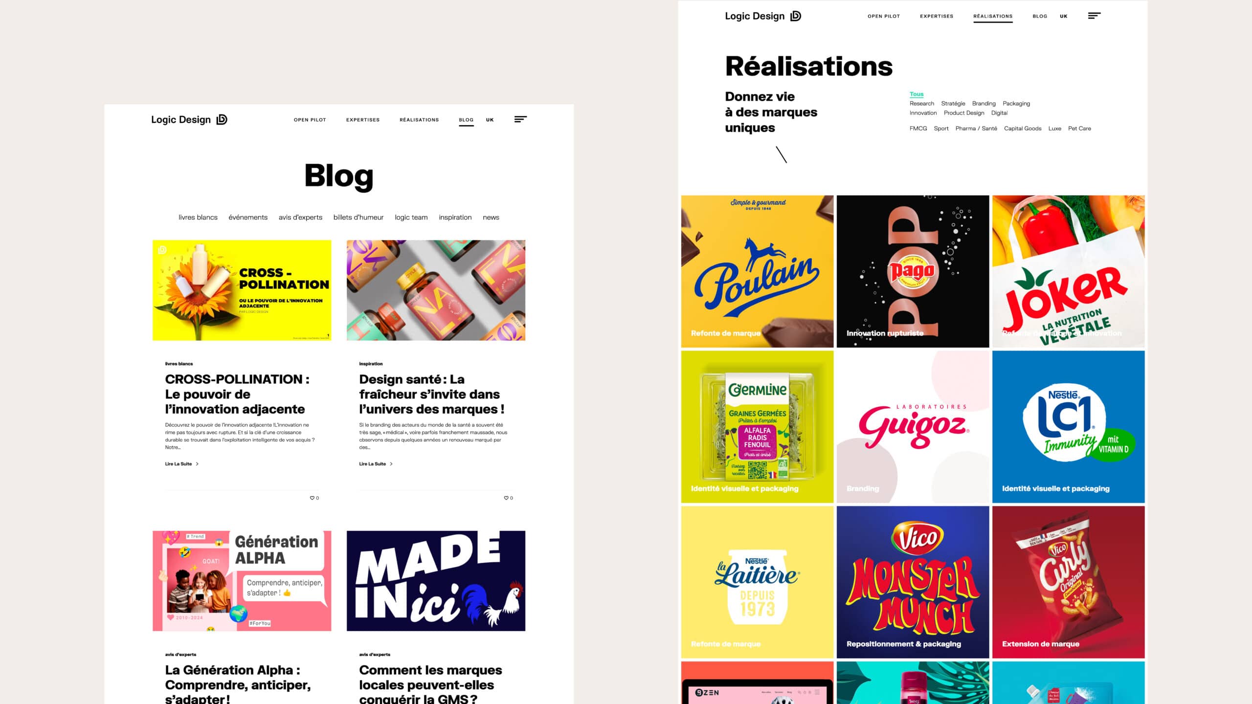 site agence communication logic design 2