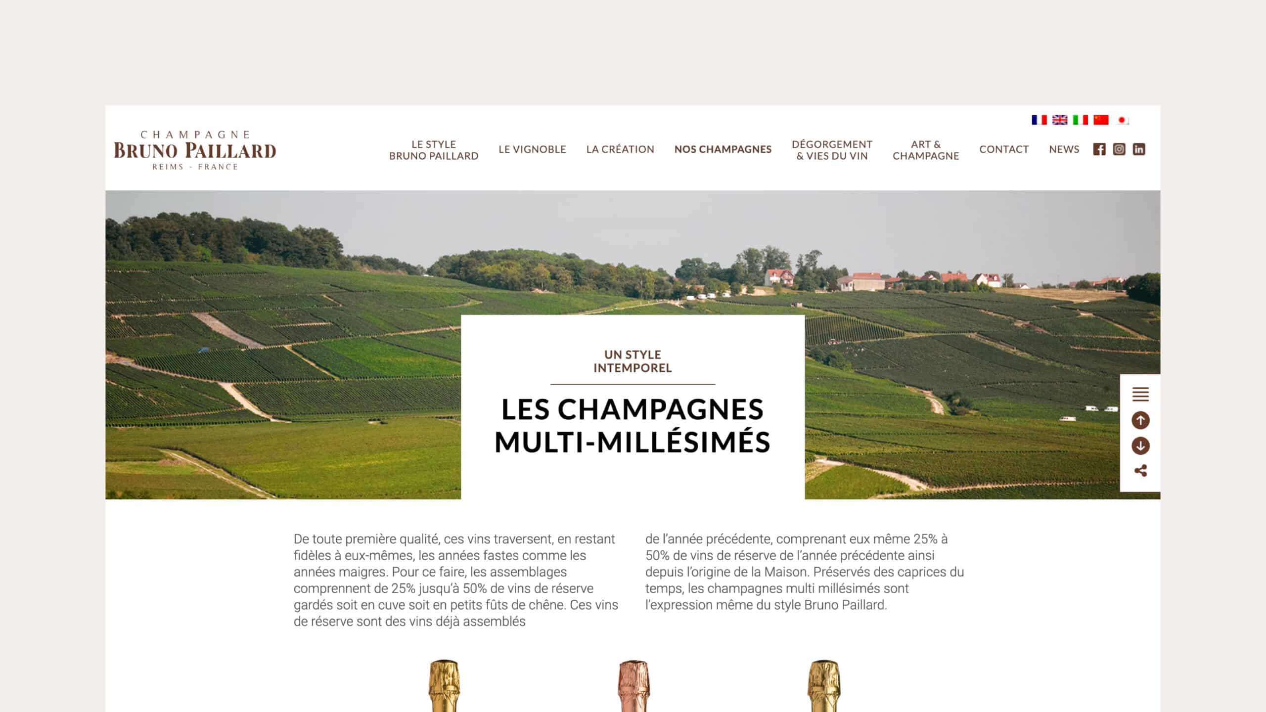 site viticole bruno paillard 1